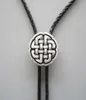 Original Antique Real Silver Plated Celtic Knot Bolo Tie Necklace BOLOTIE-070SL Free Shipping Brand New In Stock4720506
