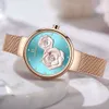 NAVIFORCE Montreuse-bracelet Nouveau Naviforce Rose Gol Women Watchs Habillez Quartz Watch Ladies avec Luxury Box Female Wrist Girl Girl Clock Set à vendre High Quality