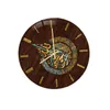 Zegar ścienny arabski dekoracje domowe muzułmański eid al- trójwymiarowy vintage okrągły azan