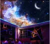 Fonds d'écran PO Custom Po Wallpaper 3d plafond peintures nocturnes ciel nocturne étoilé zenith mural papiers muraux décoration de la maison