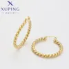 Hoop Ohrringe Xuping Jewelry Fashion Einfache Form hellgoldfarben elegant für Frauen Mädchen Weihnachten Bankett Geschenke x000798214