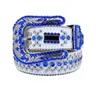 Fashion Belts for women mens designer simon Shiny Rhinestones Multicolor1732 belts9718721