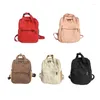 Backpack Canvas Vintage Schoolbag Fashion Pack pour les filles étudiantes Casual Daypack