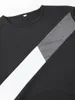 Męskie dresy letnia moda 2 -częściowe zestawy w rozmiarze dresowym sportowym w stylu drukowane T koszule