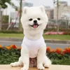 Appareils pour chiens Boon T-shirt de mode d'été chiens de chemise chiot élégant design cool yorkshire samoyed bichon schnauzer noir coton s-5xl