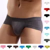 Onderbroek heren sexy briefs naadloos ondergoed l-3xl ademende korte korte mannelijke slipjes plus size stringeren