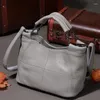 Shoulder Bags Soft Natural Cow Leather Women Messenger Casual Chain Bag Small Genuine Handbags