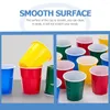 Disposable Cups Straws 100 Pcs Juice Beverage Supply Compact Beer Cup Plastic Paper Daily Use Accessory Small Tumbler
