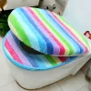 Gereedschap Baño de baño Socador de la cubierta del asiento espesas de coral suave Veet Rainbow Color Dodele de inodoro tibio WC Cover Swz024