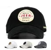 Projektant Cap Jeep Liczby Autentyczna czapka Hip Hop Baseball Cap Regulowane bawełniane litery haftowane czapka obaj mężczyźni kobiety693554830