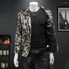 Men's Suits Leopard Print Premium Velvet Blazers For Men Slim Fit Easy Care Fashion Quality Soft Comfortable Suit Casual Terno Masculino