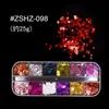 12 Nail Art Accessories AB Transparent Rhinestone 3D Glitter Gems Pearl DIY Manicure Decoration Nail Supplies for Professionals