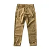 Pantalon masculin pantalon d'été cargo de coton d'inspiration rétro avec plusieurs poches slim fit design pour le plein air