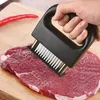 Tools 1PC Retractable Stainless Steel Needle Softener Tenderizer 48 Blades Kitchen Cooking Steak Hammer Pounder Beater