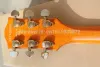 Pegs Free Shipping Top Quality Custom Shop Semi Hollow Body with F Hole Jazz Natural Yellow Electric Guitar