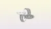 Vintage und eleganter Perlenring für 925 Sterlingsilber mit CZ Diamonds strahlend Eröffnung Ladies Ring mit Original Box Holiday Gift1736508