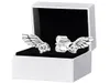 925 Sterling Silver Angel Wing Stud Earrings Original Box Set for Women CZ Diamond Party Jewelry Earring Set7923032