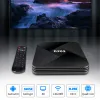 Box 4K Android TV Box 4G 32G HD 3D Smart TV Box 2.4G WiFi Home Remote Control Google Spela YouTube Media Player Set Top Box