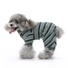 Vêtements pour chien chiot pyjamas pour animaux de compagnie Jumps à sauts doux chiens de Noël Chiens de vêtements mignons grenouille Bodys pour chat