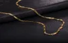 Kolye Satış Erkek Figaro Zinciri 2mm 470mm Kolye Zincirleri 18K Sarı Goldrose Altın Kaplama Dünya Çapında Moda Yahudi Cahin6046031