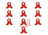 10st/Lot HIV smycken Emalj Red Ribbon Brosch Pins Surng Breast Cancer Awareness Hope Lapel Button Badges1773315