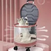 Кошачьи перевозчики Pet Cart Dog Portable Travel Rolling Buggage Ratchpack Carrier Carry Clear Bag