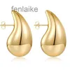 مصمم أقراط القطرات الذهبية للنساء عشيق الأقراط مجوهرات الأذن
