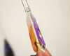 Trädgårdsdekorationer 120mm Crystal Prism Suncatcher Window Hanging Sun Catchers Clear Ab Coloured Crystals Facettered Rainbow Maker Pendant