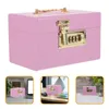 Storage Bags Boy Piggy Bank Wooden Stainless Decor Safe Banks Children Large Capacity Kids Savings Lock