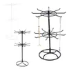 Jewelry Pouches Rotating Cabinet 2 Tier Retail Display Stand Spinning-Jewelry