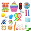 Snabbförpackning 0068 Bubble Anti Stress Kit Toys Fidget Spinner Packs Popper Set Pop Cube Phone Case Fidget Toys