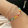 Bracelets de liaison 925 Silver plaquée zircon étoile de lune bracelet bracelet bracelet for women girls widd bijourie cadeau sl524