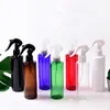 Opslagflessen 20 stks 300 ml doe -het -zelfmake -up haar sproeiercontainer fles met spray trigger pomp 10 oz wit plastic parfum