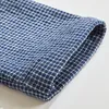 Handdoek katoen vierlaags materiaal absorberend en snel drogende badjas herfst winter met lange mouwen paar pure