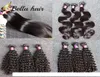 Bella Hair 9a 100 Remy Virgin Brésilien Bundles Bundles non traités vierge dyable blanchissable Extensions de cheveux humains 3pcs Lot Brazil1051417