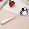 Spoons 304 Plating Stainless Steel Multi-purpose Soup Spoon Sauce Long Handle Creative Deep Bottom Dessert Coffee Scoop