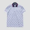 Camisa de pólo masculino Camiseta de moda esportiva masculina Camiseta casual de golfe masculino Polos de verão Bordado High Street Hip Hop Trend Trend