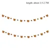 Party Decoration 1Set 2.5m Sweet Bear Garland Cartoon Happy Birthday Banners For Kids Themed DIY Supplies