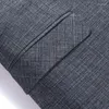 Ternos masculinos do cavalheiro Blazer de Blazer, elegantes, tuxedos de festa de festas de casamento masculino, cinza, Blazers Slim Blazers Masculino FS-215