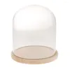 Wazony 3x Glass Dome Vintage Display Bell Jar Case 10x13cm dla medali POS
