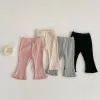 Pantaloni Milancel 2023 Spring Nuovi vestiti per bambini pantaloni bagliori per bambini solidi