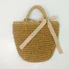 Umhängetaschen Frauen Bag Fashion Strand Retro Stroh Rattan Wicker Handtasche für die handgefertigte Lady Stick Messenger Crossbody #30