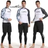 Shorts lcdrmsy herrar utslag vakter strand långa ärmar surf simning topp skjorta byxa shorts set vattensporter våtdräkter snabbtorkning upf 50+