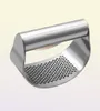 1st rostfritt stål krökt vitlök Tryck Vegetabilisk chopper Crusher Manual Ginger Mincing Masher Kitchen Gadgets Cooking Tools 20129524900