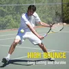 12 PCS Tennis Balls High Bounce Practice Outdoor Training Elasticiteit Duurzame tennisdruk Matching Tennis Balls 240411