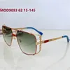 Солнцезащитные очки металлические ультрафиолетовые ультрафиолетовые кадры мужская и женская общая обычные очки 0206