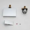 Zlew łazienki krany zappmo chromowanie gotowe kran wanna montowany na ścianie mikser Wodospad Basen LED kran LED kran LED