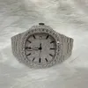 Fine Jewelry Sterling Sier Iced Out VVS Moissanite Diamond Hip Hop Men's & Women's Premium Watch