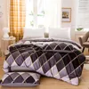 Bettwäsche Sets 3pcs extra weiche Quilt -Cover Accessoires El Home Decor bequeme Kissenkoffer Schlafzimmer Set Rhombus Print Geschenk