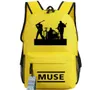 Backpack Muse Indie Rock Band Daypack Hyper Music Schoolbag Sac à dos sac à dos Sac à école en plein air Pack7060614